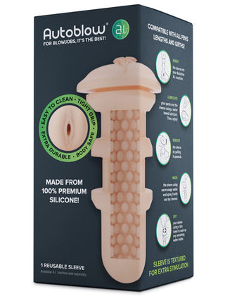 AUTOBLOW A.I. SILICONE VAGINA SLEEVE