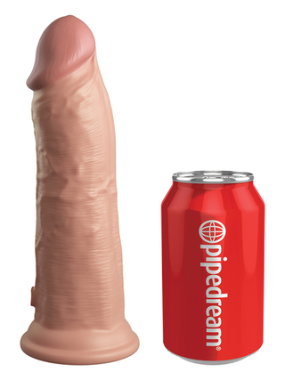 KING COCK ELITE 8 INCH SILICONE DUAL DENSITY COCK