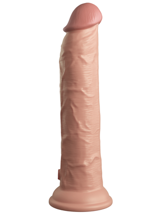 KING COCK ELITE 9 INCH VIBRATING DUAL DENSITY W REMOTE