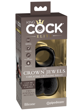 KING COCK ELITE VIBRATING SILICONE BALLS