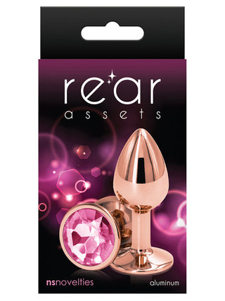 REAR ASSETS ROSE GOLD BUTT PLUG WITH CIRCLE