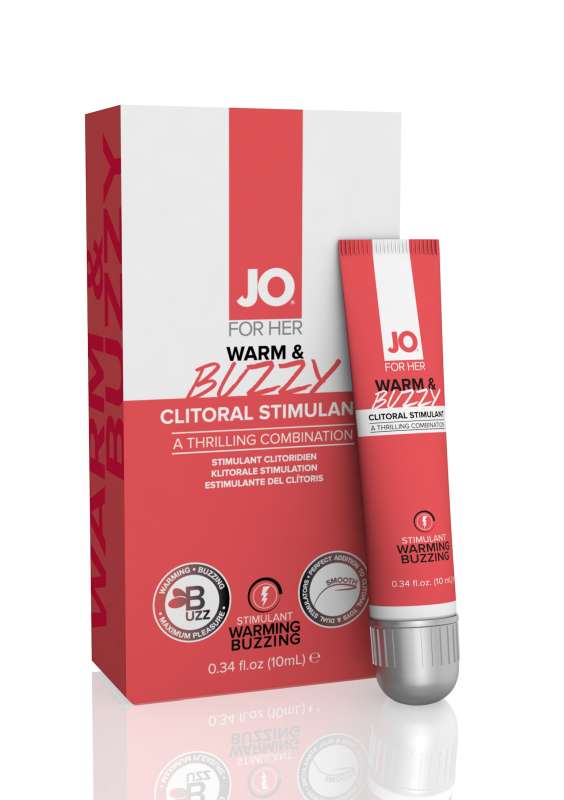 SYSTEM JO WARM AND BUZZY CLITORAL CREAM - Flirt Adult Store