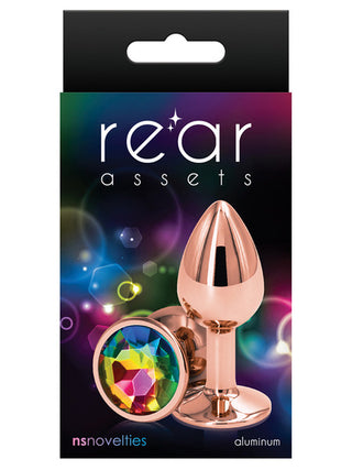 REAR ASSETS ROSE GOLD BUTT PLUG WITH CIRCLE