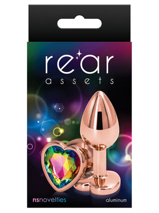 REAR ASSETS ROSE GOLD BUTT PLUG WITH HEART