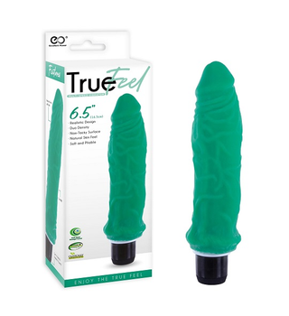 TRUE FEEL 6.5 REALISTIC VIBRATOR RIBBED