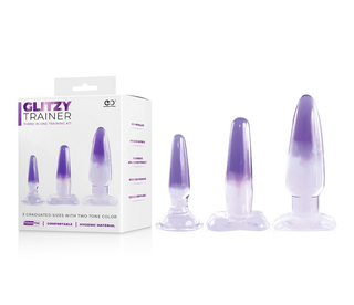 GLITZY TRAINER 3 IN 1 ANAL SET