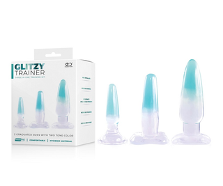 GLITZY TRAINER 3 IN 1 ANAL SET