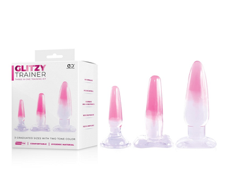 GLITZY TRAINER 3 IN 1 ANAL SET