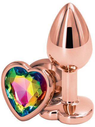 REAR ASSETS ROSE GOLD BUTT PLUG WITH HEART