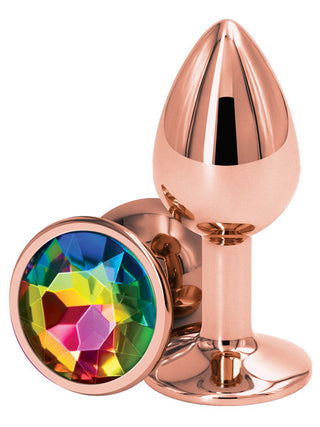 REAR ASSETS ROSE GOLD BUTT PLUG WITH CIRCLE