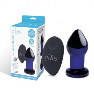 GLAS 3.5 INCH RECHARGEABLE BUTT PLUG