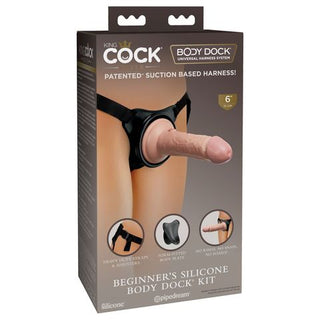 KING COCK ELITE BEGINNERS SILICONE BODY DOCK KIT