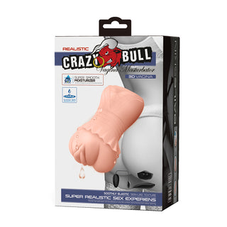 CRAZY BULL VIBRATING POCKET VAGINA MASTURBATOR