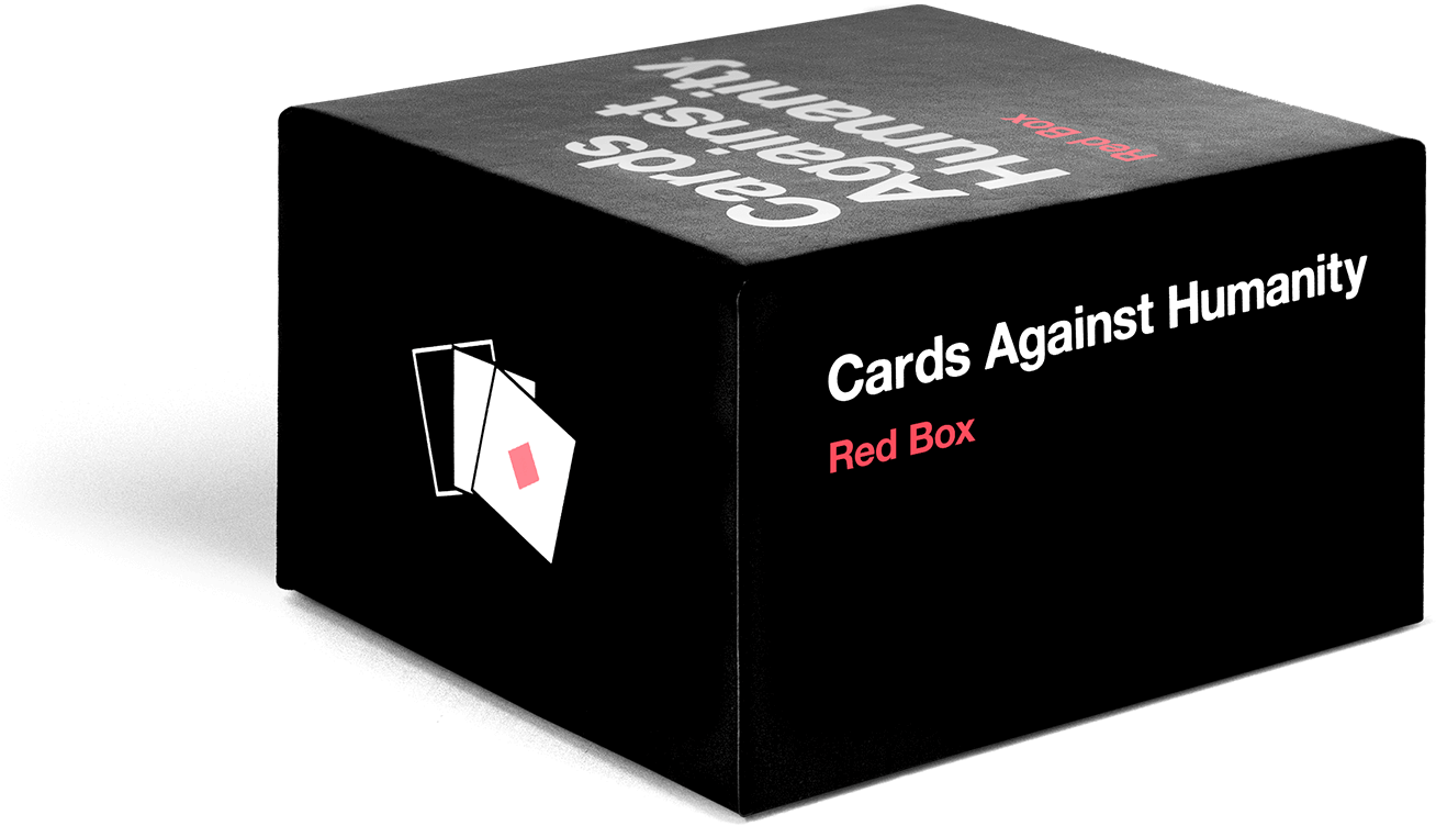 CARDS AGAINST HUMANITY RED BOX