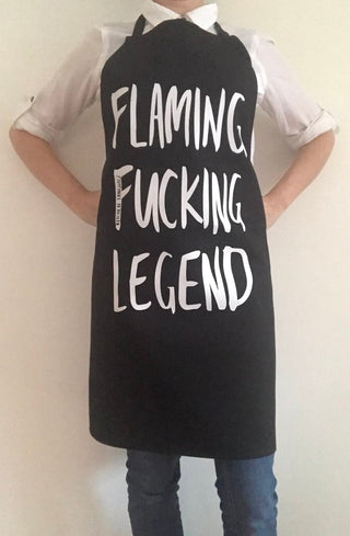 FLAMING FUCKING LEGEND - APRON - Flirt Adult Store