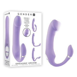 GENDER X ORGASMIC ORCHID STRAPLESS STRAP ON