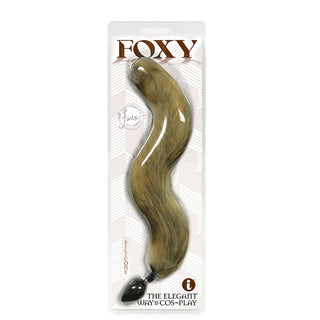 FOXY FOX TAIL SILICONE BUTT PLUG