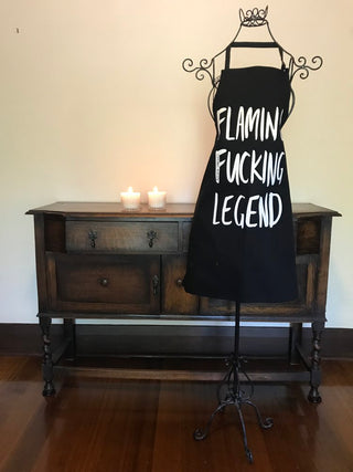 FLAMING FUCKING LEGEND - APRON - Flirt Adult Store