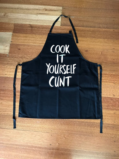 COOK IT YOURSELF CUNT- APRON - Flirt Adult Store