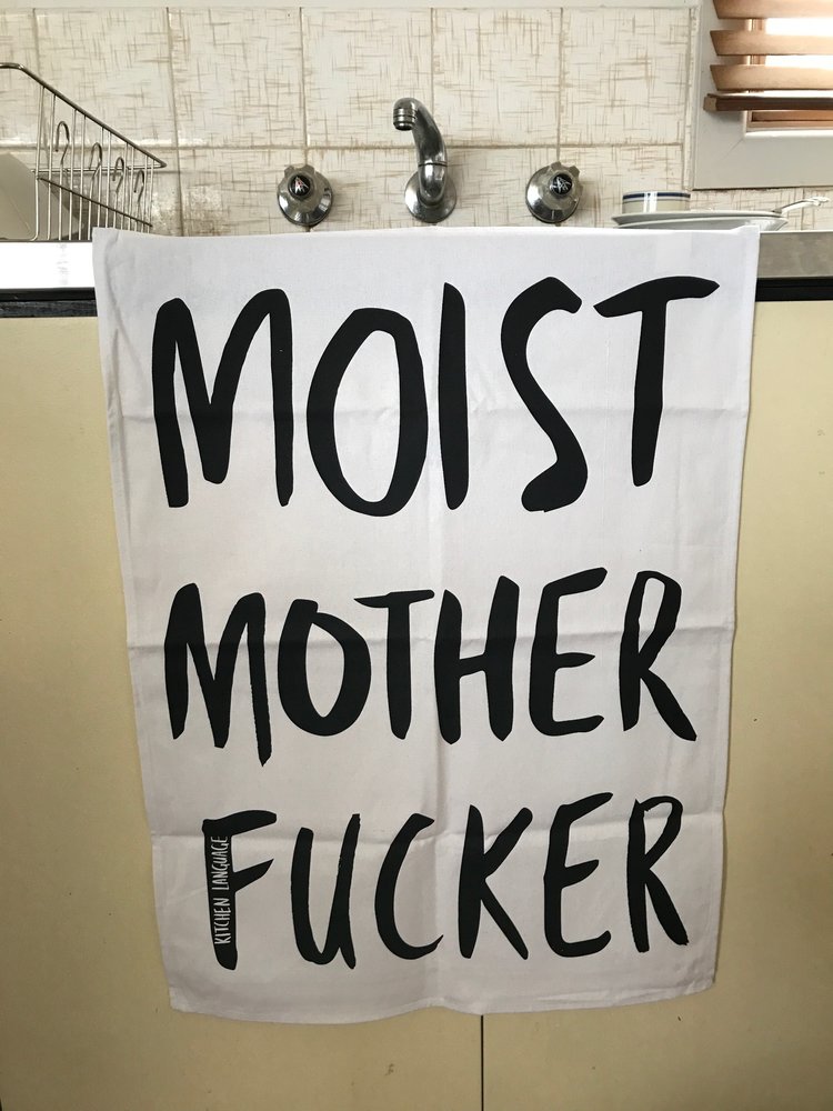 MOIST MOTHER FUCKER- TEA TOWEL - Flirt Adult Store