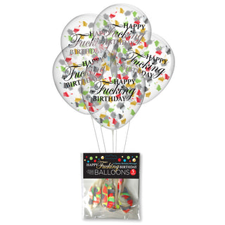 HAPPY BIRTHDAY CONFETTI BALLOONS