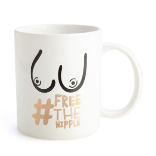 #FREETHENIPPLES MUG