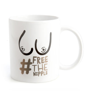 #FREETHENIPPLES MUG