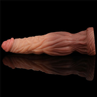 NATURE COCK DUAL LAYERED SILICONE 9.5 INCH