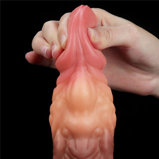 NATURE COCK DUAL LAYERED SILICONE 7 INCH