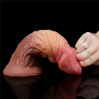 NATURE COCK DUAL LAYERED SILICONE 7 INCH