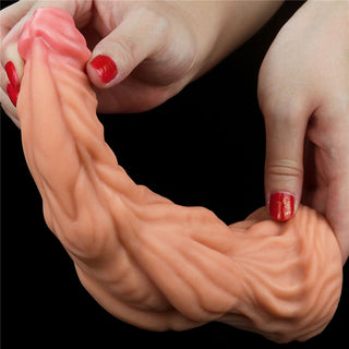 NATURE COCK DUAL LAYERED SILICONE 9.5 INCH