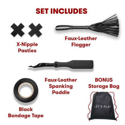 EVERYTHING YOU NEED BDSM IN-A-BOX 12PC BEDSPREADERS SET