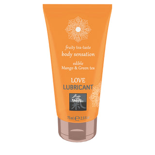 SHIATSU EDIBLE LOVE LUBRICANT MANGO AND GREEN TEA