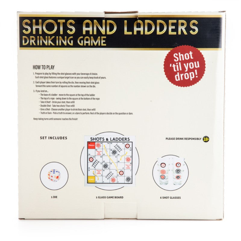 SHOTS AND LADDERS DRINKING GAME