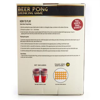 DRINKING GAME BEER PONG