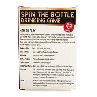 SPIN THE BOTTLE DRINKING GAME