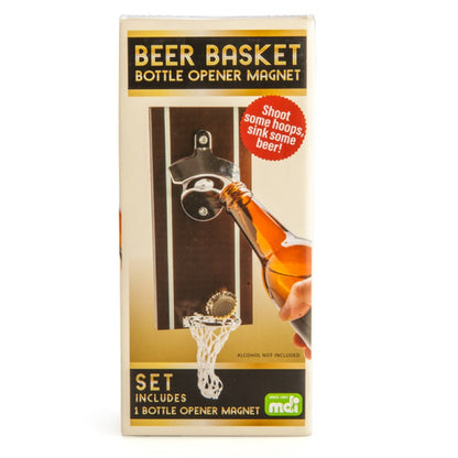 BEER BASKET BOTTLE OPENER MAGNET