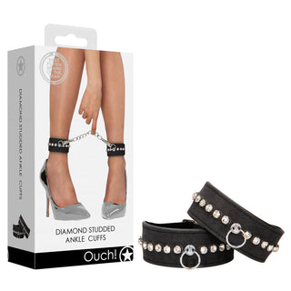 OUCH DIAMOND ANKLE CUFFS