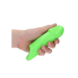 OUCH GLOW IN THE DARK SMOOTH THICK STRETCHY PENIS SLEEVE