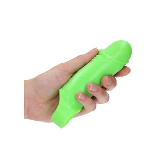 OUCH GLOW IN THE DARK SMOOTH THICK STRETCHY PENIS SLEEVE