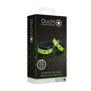 OUCH GLOW IN THE DARK HANDCUFFS