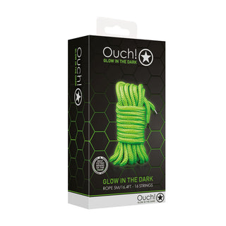 OUCH GLOW IN THE DARK BONDAGE ROPE