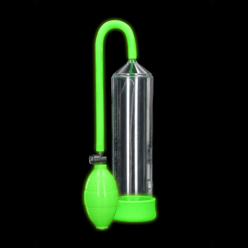 OUCH GLOW IN THE DARK CLASSIC PENIS PUMP