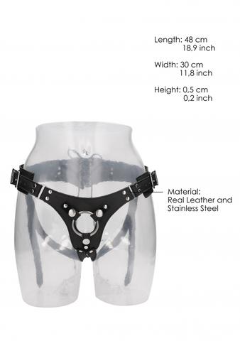 PAIN LEATHER STRAP-ON HARNESS