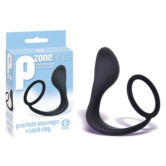 P ZONE PROSTATE MASSAGER + COCK RING