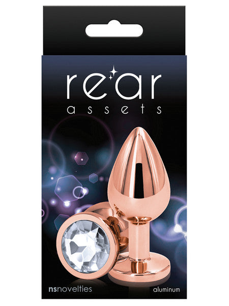 REAR ASSETS ROSE GOLD BUTT PLUG WITH CIRCLE