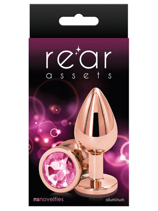 REAR ASSETS ROSE GOLD BUTT PLUG WITH CIRCLE