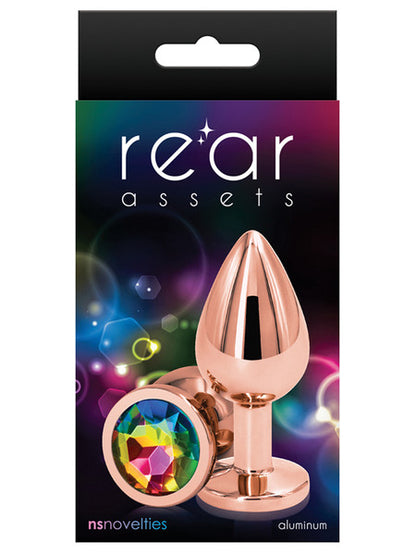REAR ASSETS ROSE GOLD BUTT PLUG WITH CIRCLE