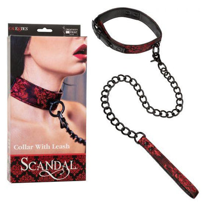 SCANDAL COLLAR WITH LEASH - Flirt Adult Store