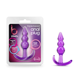 B YOURS - TRIPLE BEAD ANAL PLUG